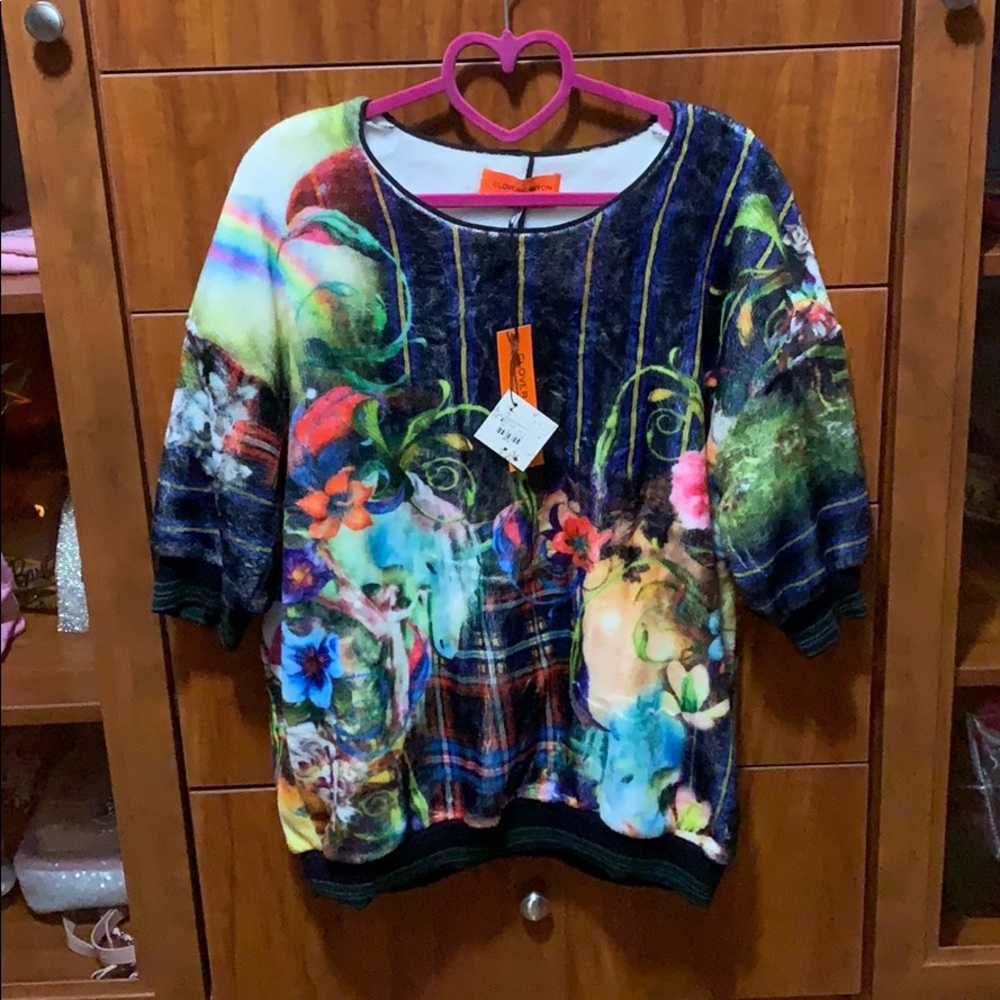 Clover Canyon Super Soft Short Sleeve 🧸 Velour M